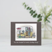 Shasta Camper Trailer RV Kaart (Staand voorkant)