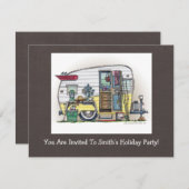 Shasta Camper Trailer RV Kaart (Voorkant / Achterkant)