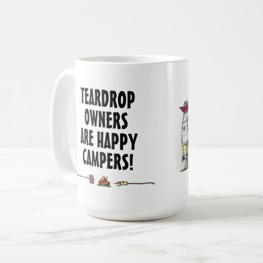 Shasta Camper Trailer RV Koffiemok (Voorkant links)