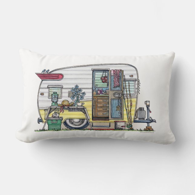 Shasta Camper Trailer RV Kussen (Voorkant)