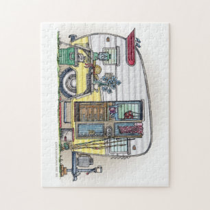 Shasta Camper Trailer RV Legpuzzel