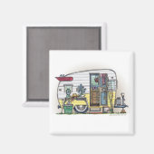 Shasta Camper Trailer RV Magneten (Voorkant / Achterkant)