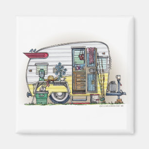 Shasta Camper Trailer RV Magnets Magneet