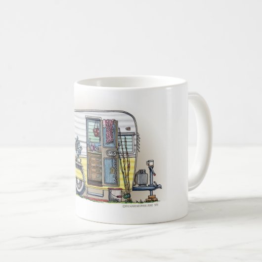 Shasta Camper Trailer RV Mokken (Voorkant rechts)