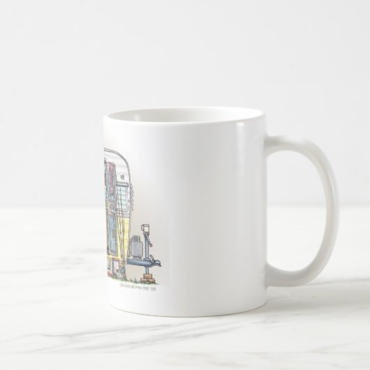 Shasta Camper Trailer RV Mokken (Rechts)