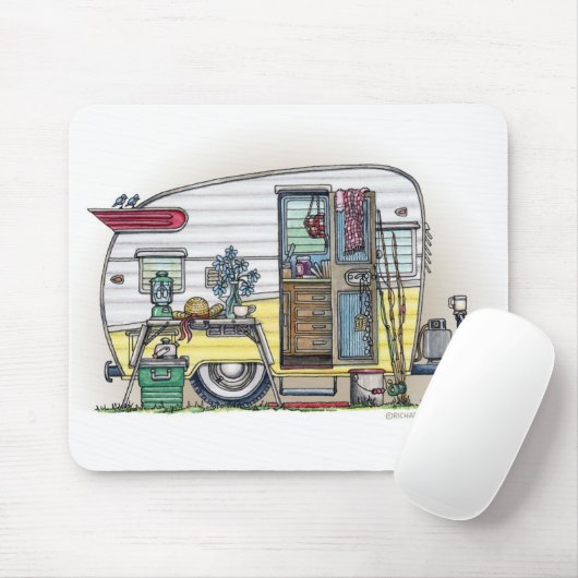 Shasta Camper Trailer RV Muismat (Met muis)