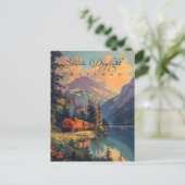  Shasta Daglicht Trein Briefkaart (Staand voorkant)