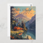  Shasta Daglicht Trein Briefkaart (Voorkant / Achterkant)