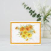 Shasta Daisies na de regen Briefkaart (Staand voorkant)