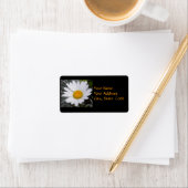 Shasta Daisy Adresetiketten Etiket (Insitu)