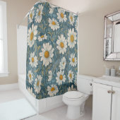 Shasta Daisy Art Nouveau Douchegordijn (In situ)