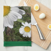 Shasta Daisy (Chrysanthemum maximum) Theedoek (Quarter Fold)