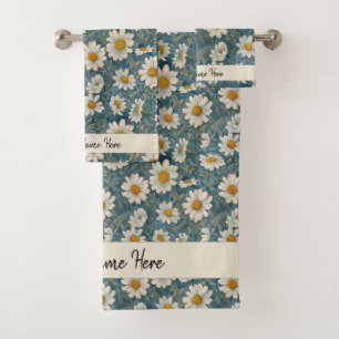 Shasta Daisy Dorm Badhanddoek Set Bad Handdoek