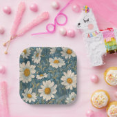 Shasta Daisy Papieren Bordje (Feest)