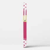 Shasta Daisy Pink Polka Dot Case-Mate iPhone Case (Achterkant / Links)