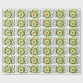 Shasta Daisy Seed Packet Cadeaupapier (Vlak)