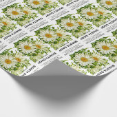 Shasta Daisy Seed Packet Cadeaupapier (Hoek)