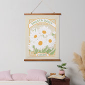 Shasta Daisy Seed Packet Hanging Tapestry Hangend Wandkleed (Slaapkamer)