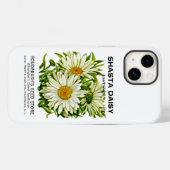 Shasta Daisy  Seed Packet Hoesje-Mate iPhone Case-Mate iPhone Case (Achterkant (horizontaal))