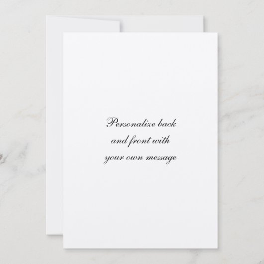 Shasta Daisy Seed Packet Kaart (Achterkant)