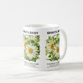 Shasta Daisy  Seed Packet Koffiemok (Voorkant rechts)