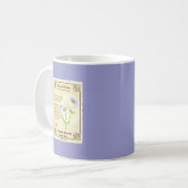 Shasta Daisy Seed Packet Koffiemok (Voorkant links)