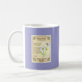 Shasta Daisy Seed Packet Koffiemok (Links)