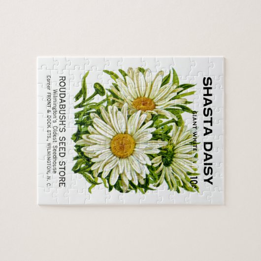 Shasta Daisy  Seed Packet Legpuzzel (Horizontaal)