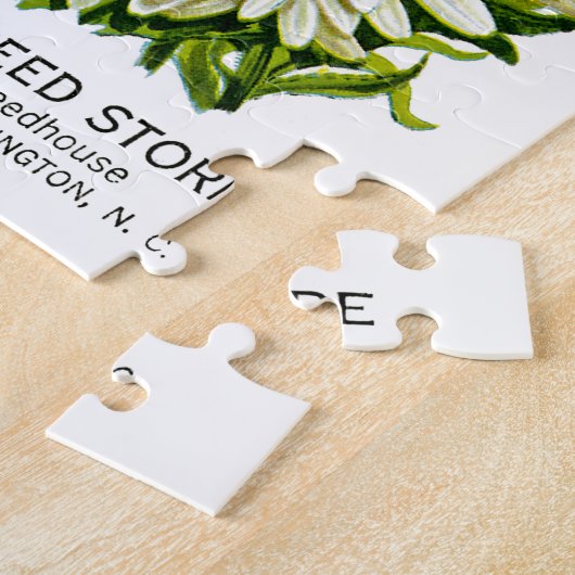 Shasta Daisy Seed Packet Legpuzzel (Zijkant)