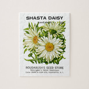 Shasta Daisy  Seed Packet Legpuzzel
