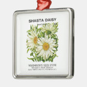 Shasta Daisy  Seed Packet Metalen Ornament (Links)