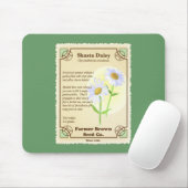 Shasta Daisy Seed Packet Muismat (Met muis)