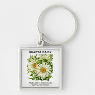 Shasta Daisy Seed Packet Sleutelhanger