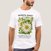 Shasta Daisy  Seed Packet T-shirt (Voorkant)