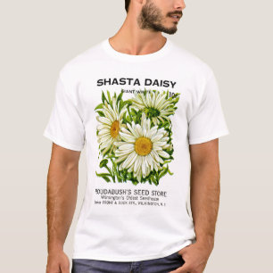 Shasta Daisy  Seed Packet T-shirt
