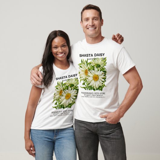 Shasta Daisy  Seed Packet T-shirt (Unisex)