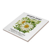Shasta Daisy  Seed Packet Tegeltje (Zijkant)