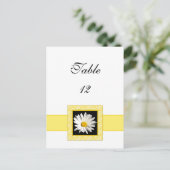 Shasta Daisy Tafelnummer Briefkaart (Staand voorkant)