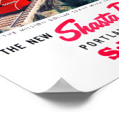 Shasta Daylight Portland San Francisco Poster (Hoek)