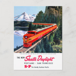 Shasta Daylight Portland San Francisco Poster Briefkaart