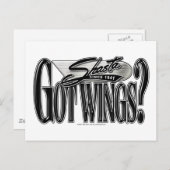 Shasta -- Gekregen Vleugels? Briefkaart (Voorkant / Achterkant)