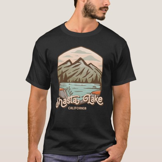 Shasta Lake, California T-shirt (Voorkant)