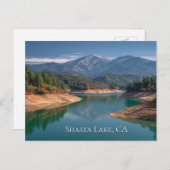 Shasta Lake, Californië Briefkaart (Voorkant / Achterkant)