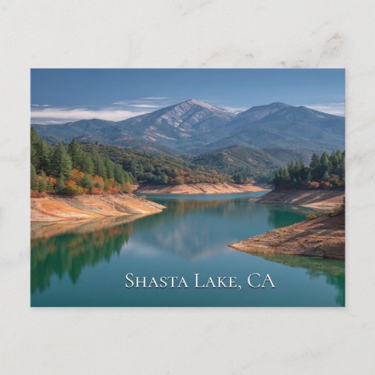 Shasta Lake, Californië Briefkaart (Voorkant)