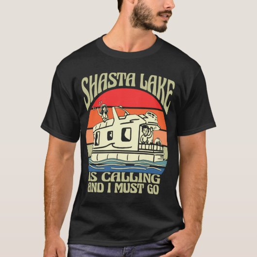 Shasta Lake noemt Californië Vacation Housebo T-shirt (Voorkant)