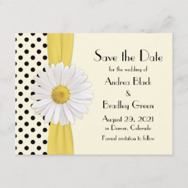 Shasta Madelief Polka Dot Bewaar de Datum Aankondi Save The Date