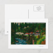 Shasta Springs op de Shasta RouteShasta, CA Briefkaart (Voorkant / Achterkant)