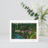 Shasta Springs op de Shasta RouteShasta, CA Briefkaart (Staand voorkant)