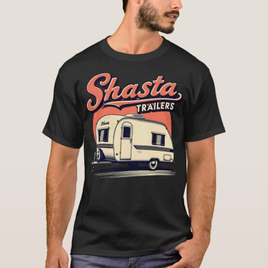 Shasta Trailers -  camperserie T-shirt (Voorkant)