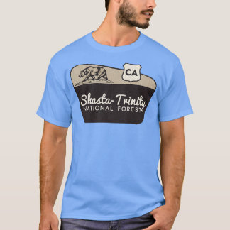 Shasta Trinity National Forest Californië Welkom T-shirt